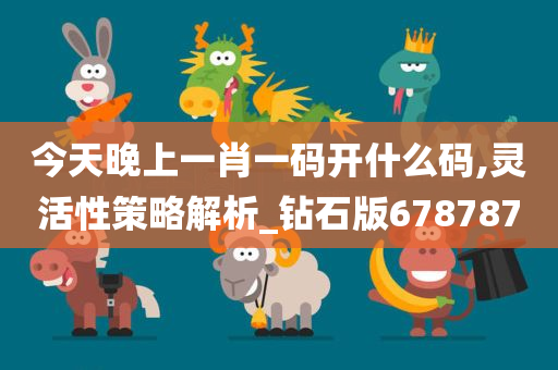 今天晚上一肖一码开什么码,灵活性策略解析_钻石版678787
