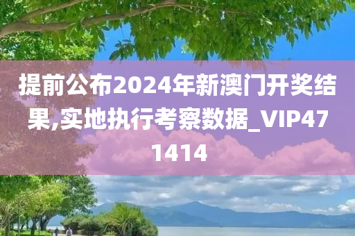 提前公布2024年新澳门开奖结果,实地执行考察数据_VIP471414