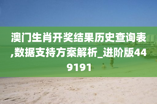 澳门生肖开奖结果历史查询表,数据支持方案解析_进阶版449191
