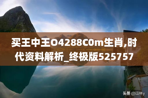 买王中王O4288C0m生肖,时代资料解析_终极版525757