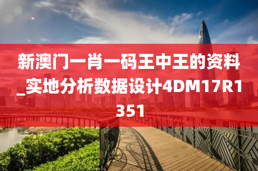 新澳门一肖一码王中王的资料_实地分析数据设计4DM17R1351