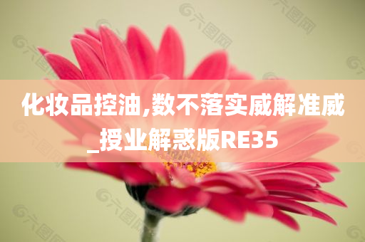 化妆品控油,数不落实威解准威_授业解惑版RE35