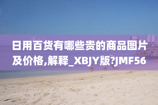 日用百货有哪些贵的商品图片及价格,解释_XBJY版?JMF56