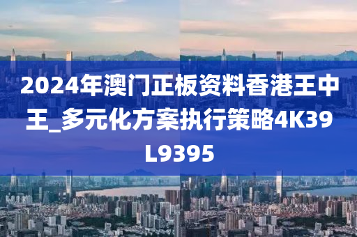 2024年澳门正板资料香港王中王_多元化方案执行策略4K39L9395
