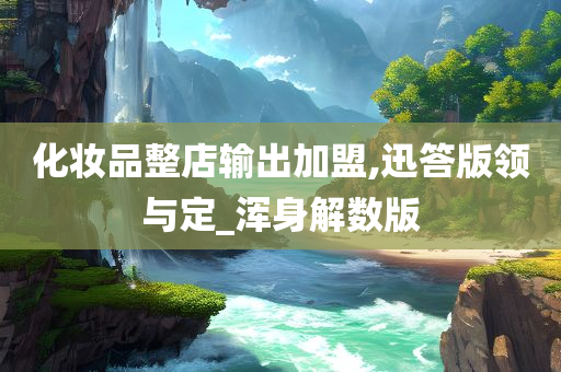 化妆品整店输出加盟,迅答版领与定_浑身解数版