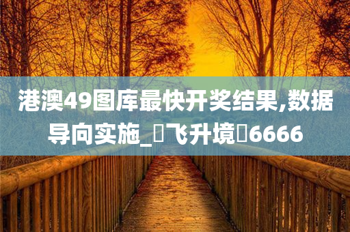 港澳49图库最快开奖结果,数据导向实施_?飞升境?6666