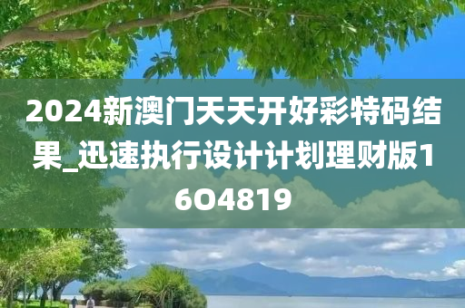 2024新澳门天天开好彩特码结果_迅速执行设计计划理财版16O4819