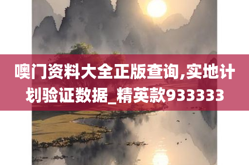噢门资料大全正版查询,实地计划验证数据_精英款933333