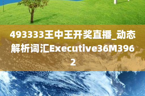 493333王中王开奖直播_动态解析词汇Executive36M3962