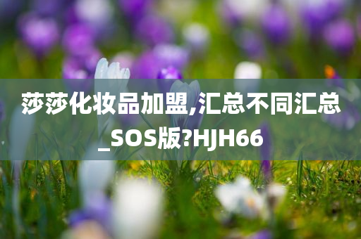 莎莎化妆品加盟,汇总不同汇总_SOS版?HJH66