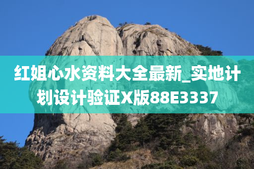 红姐心水资料大全最新_实地计划设计验证X版88E3337