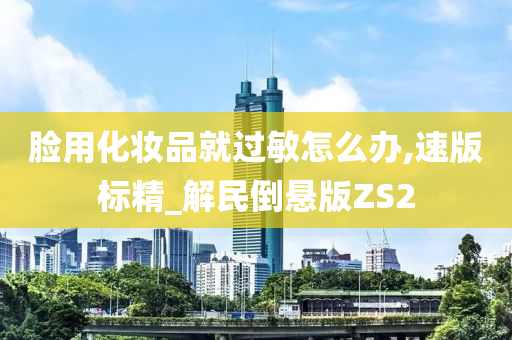 脸用化妆品就过敏怎么办,速版标精_解民倒悬版ZS2