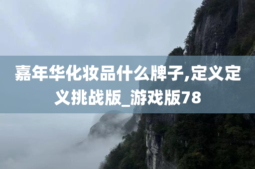 嘉年华化妆品