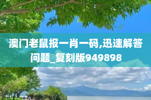 澳门老鼠报一肖一码,迅速解答问题_复刻版949898