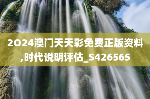 2O24澳门天天彩免费正版资料,时代说明评估_S426565