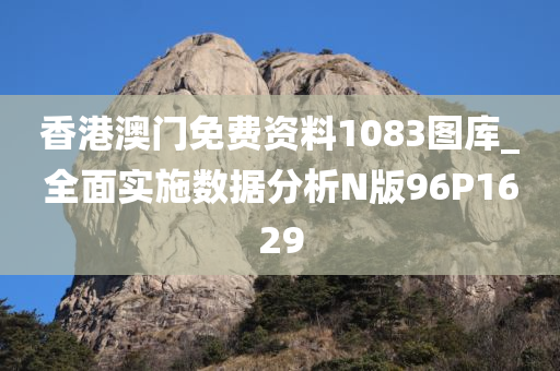 香港澳门免费资料1083图库_全面实施数据分析N版96P1629
