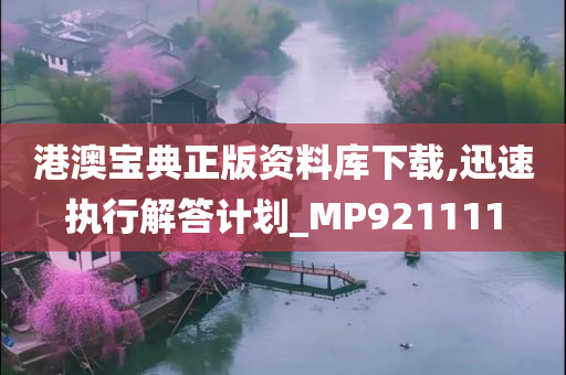 港澳宝典正版资料库下载,迅速执行解答计划_MP921111