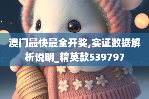 澳门最快最全开奖,实证数据解析说明_精英款539797