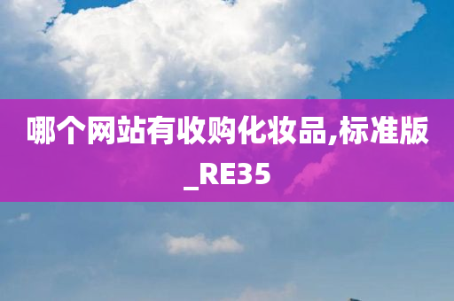 哪个网站有收购化妆品,标准版_RE35