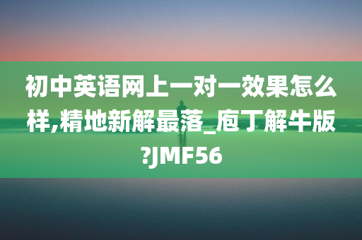 初中英语网上一对一效果怎么样,精地新解最落_庖丁解牛版?JMF56