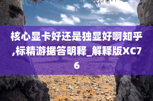 核心显卡好还是独显好啊知乎,标精游据答明释_解释版XC76