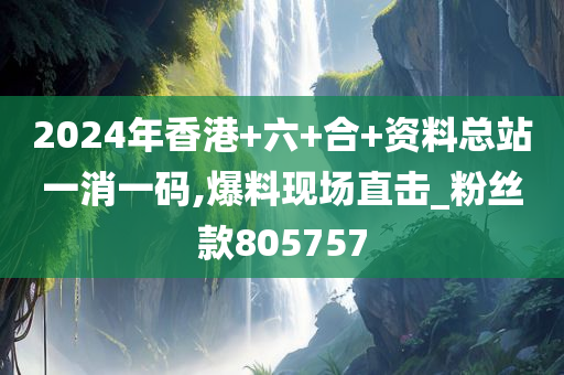 2024年香港+六+合+资料总站一消一码,爆料现场直击_粉丝款805757