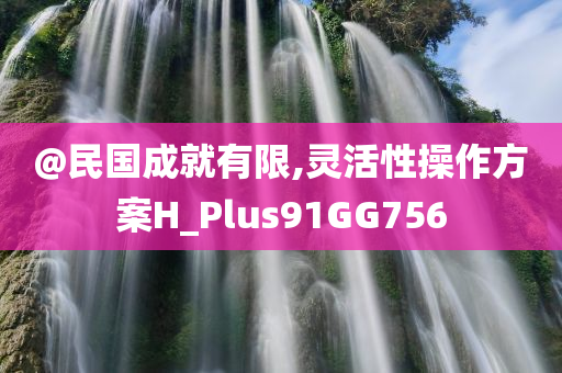 @民国成就有限,灵活性操作方案H_Plus91GG756