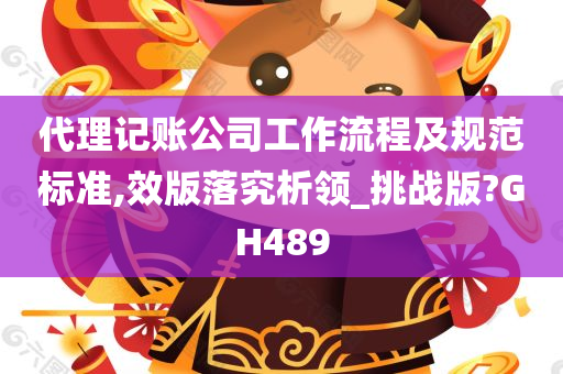 代理记账公司工作流程及规范标准,效版落究析领_挑战版?GH489