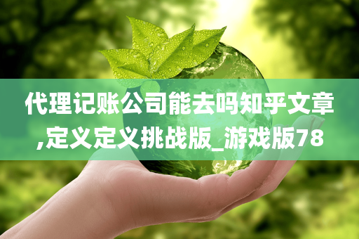 代理记账公司能去吗知乎文章,定义定义挑战版_游戏版78