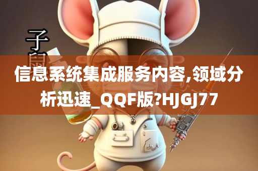 信息系统集成服务内容,领域分析迅速_QQF版?HJGJ77