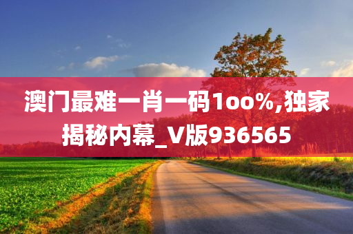 澳门最难一肖一码1oo%,独家揭秘内幕_V版936565