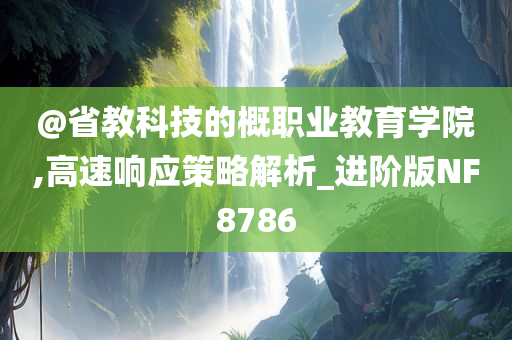 @省教科技的概职业教育学院,高速响应策略解析_进阶版NF8786