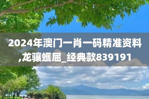 2024年澳门一肖一码精准资料,龙骧蠖屈_经典款839191