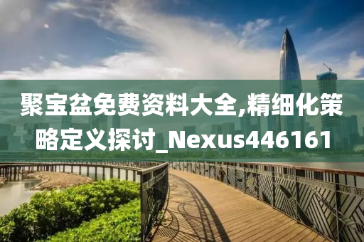 聚宝盆免费资料大全,精细化策略定义探讨_Nexus446161