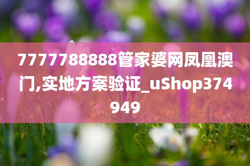 7777788888管家婆网凤凰澳门,实地方案验证_uShop374949