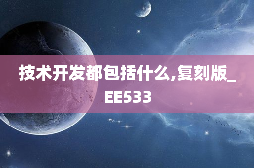 技术开发都包括什么,复刻版_EE533