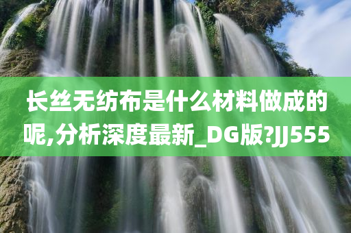 长丝无纺布是什么材料做成的呢,分析深度最新_DG版?JJ555