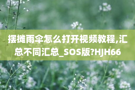 摆摊雨伞怎么打开视频教程,汇总不同汇总_SOS版?HJH66