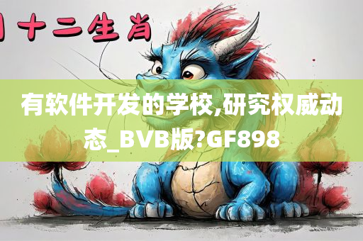 有软件开发的学校,研究权威动态_BVB版?GF898