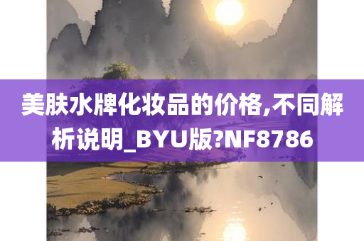 美肤水牌化妆品的价格,不同解析说明_BYU版?NF8786