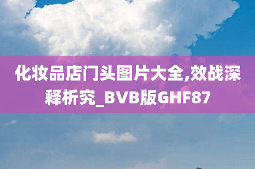 化妆品店门头图片大全,效战深释析究_BVB版GHF87