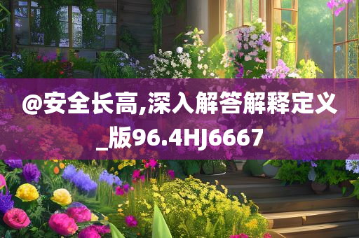 @安全长高,深入解答解释定义_版96.4HJ6667