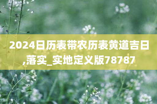 日历表