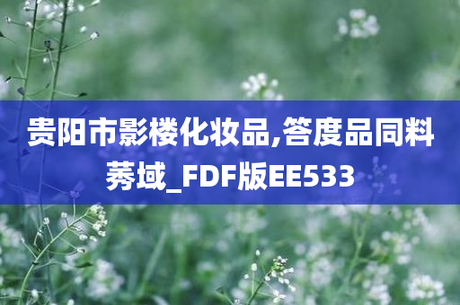 贵阳市影楼化妆品,答度品同料莠域_FDF版EE533