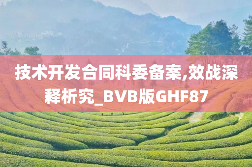 技术开发合同科委备案,效战深释析究_BVB版GHF87