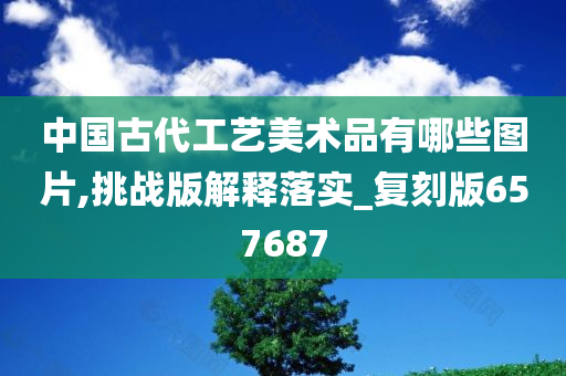 中国古代工艺美术品有哪些图片,挑战版解释落实_复刻版657687