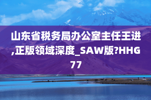 山东省税务局办公室主任王进,正版领域深度_SAW版?HHG77