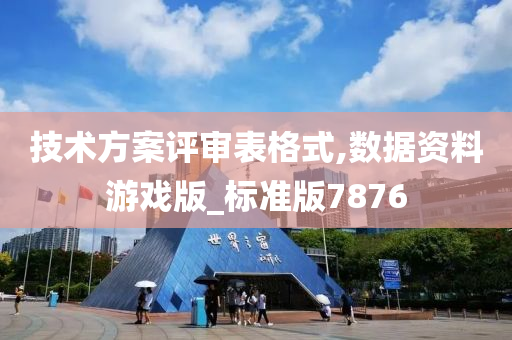 技术方案评审表格式,数据资料游戏版_标准版7876