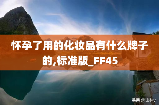 怀孕了用的化妆品有什么牌子的,标准版_FF45