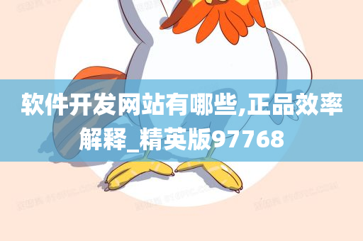 软件开发网站有哪些,正品效率解释_精英版97768